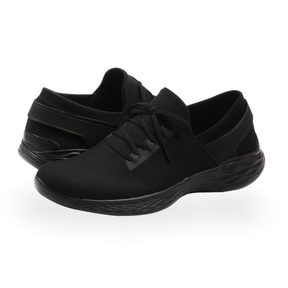 Skechers Shoes - You by Skechers Women’s Walking Shoes Sneakers Knit Black 9